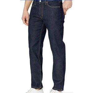 NWOT Levi’s 514 Men’s Jeans Straight Leg Fit 36X30 Dark wash 100% Cotton